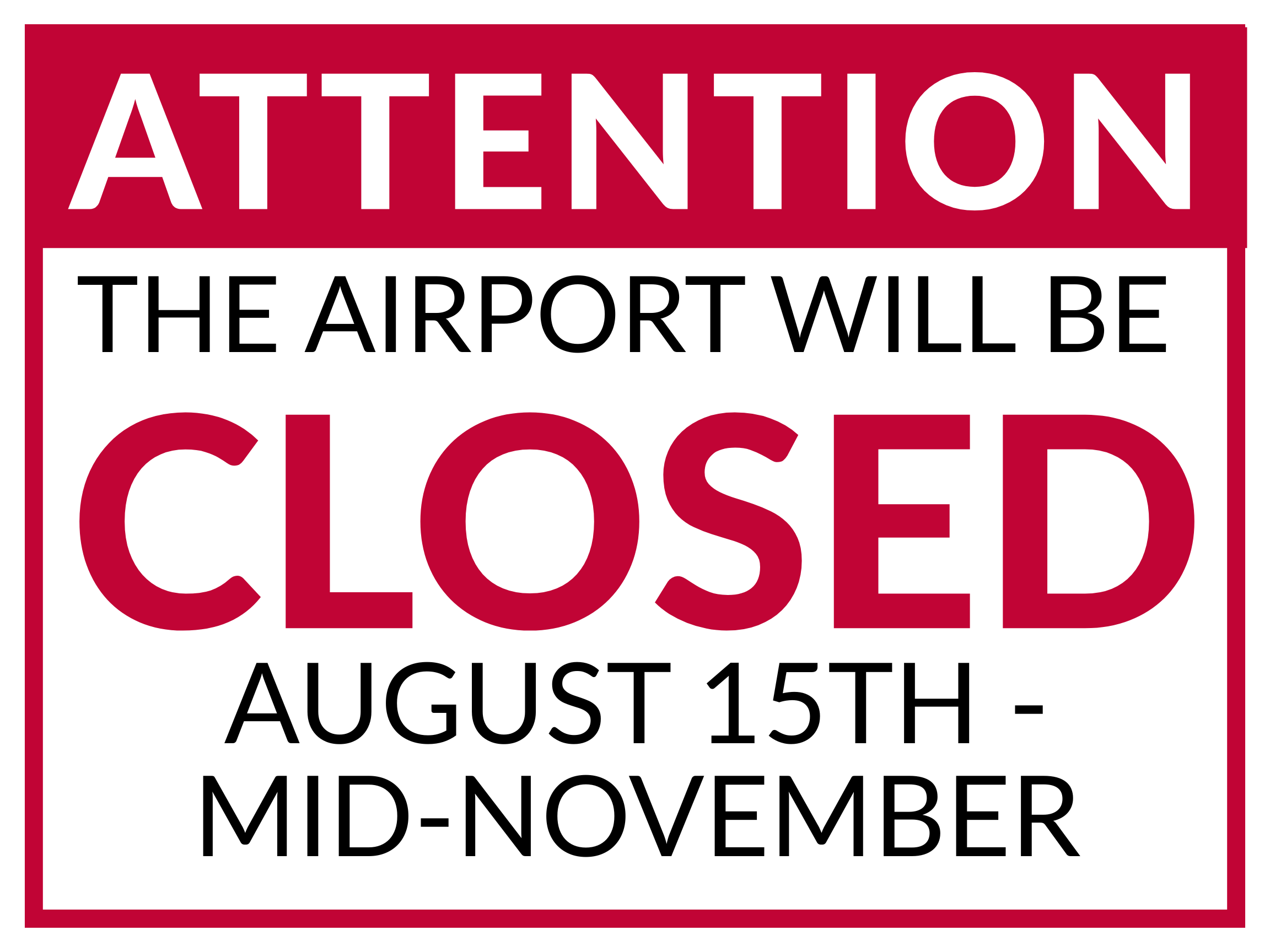 Wamego Municipal Airport Temporary Closure - News Image